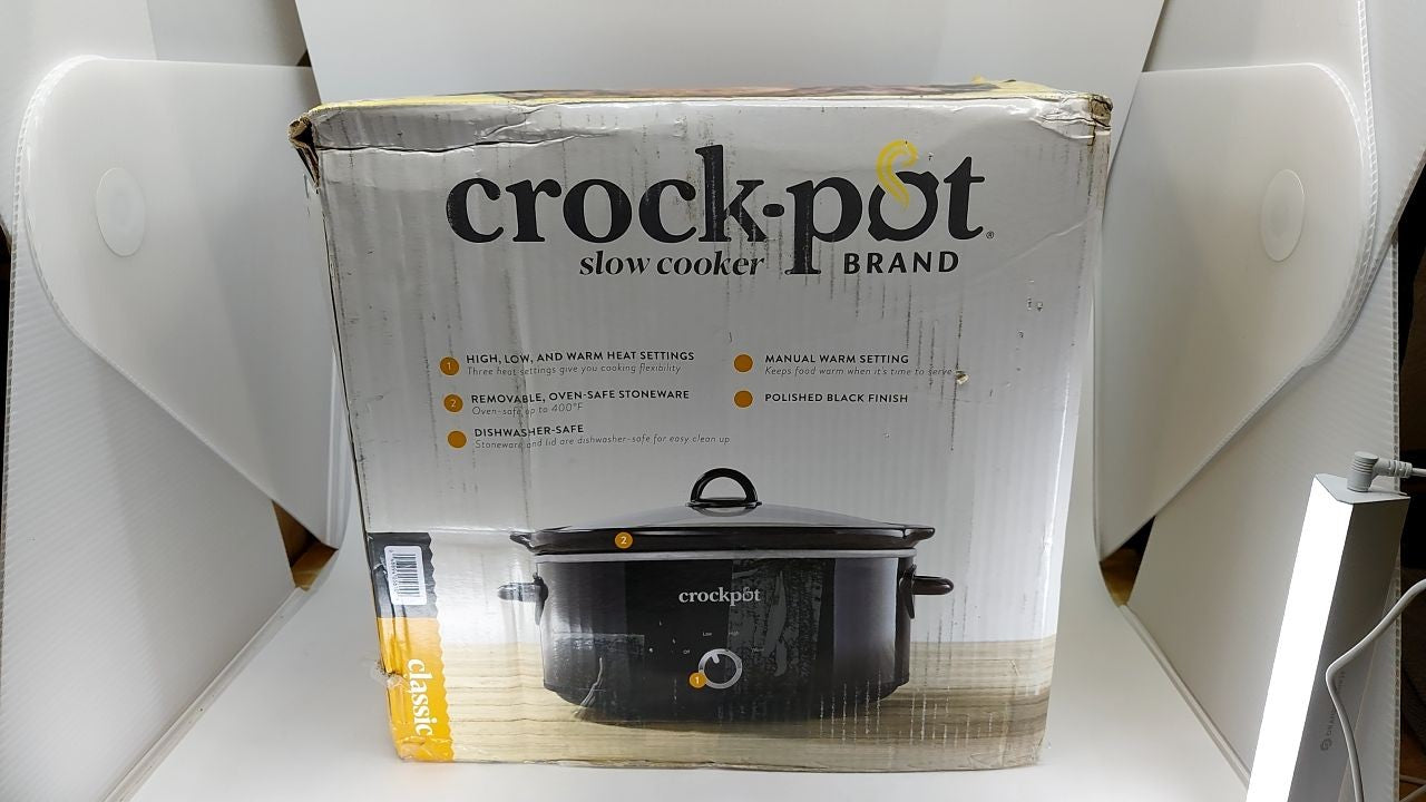 Crock-Pot 7-Quart Manual Slow Cooker  Black