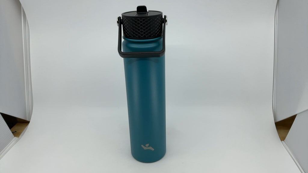 Konokyo 24oz Sport Insulated Water Bottle, Stainless Steel, Light Blue