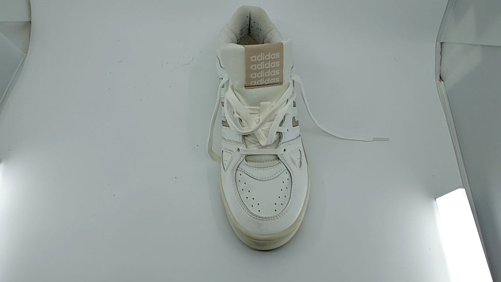 adidas Midcity Low Top Basketball Sneakers, White/Beige, Size 8.5