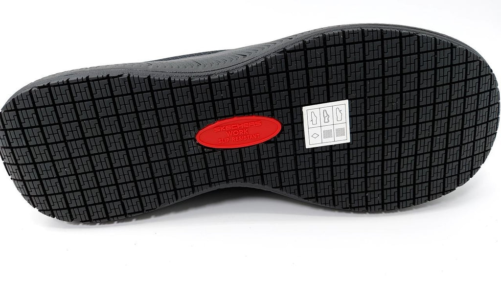 Skechers Women's Hands Free Slip-Ins Black 11 Wide Food Service Shoe