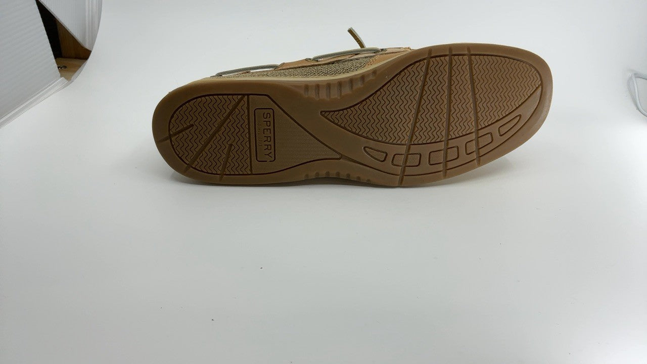 Sperry Top-Sider Women's Bluefish 2 Eye Boat Shoe,Linen/Oat,9.5 M