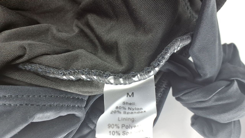 B2prity One Piece Swimsuit Women's Tummy Control Ruched Medium Black