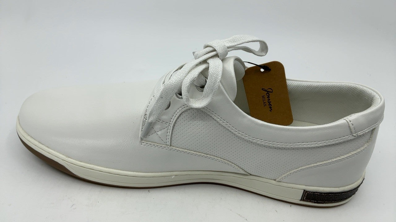 Jousen White Fashion Sneakers Size 10 A81Q06 Memory Foam Comfort