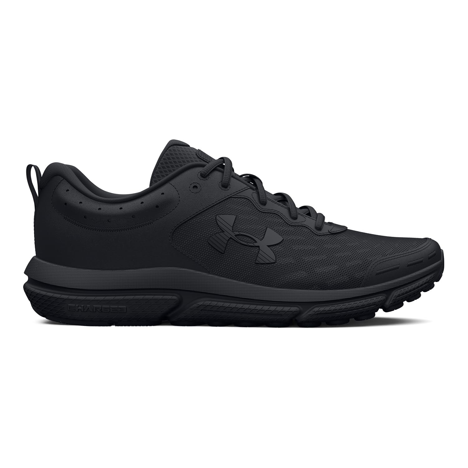 Under Armour Women's Charged Assert 10, (002) Black/Black/Black, 6.5, US