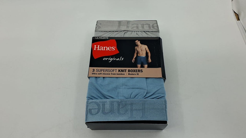 Hanes Men's Boxers, 3-Pack, SuperSoft Viscose, Modern Fit, X-Large