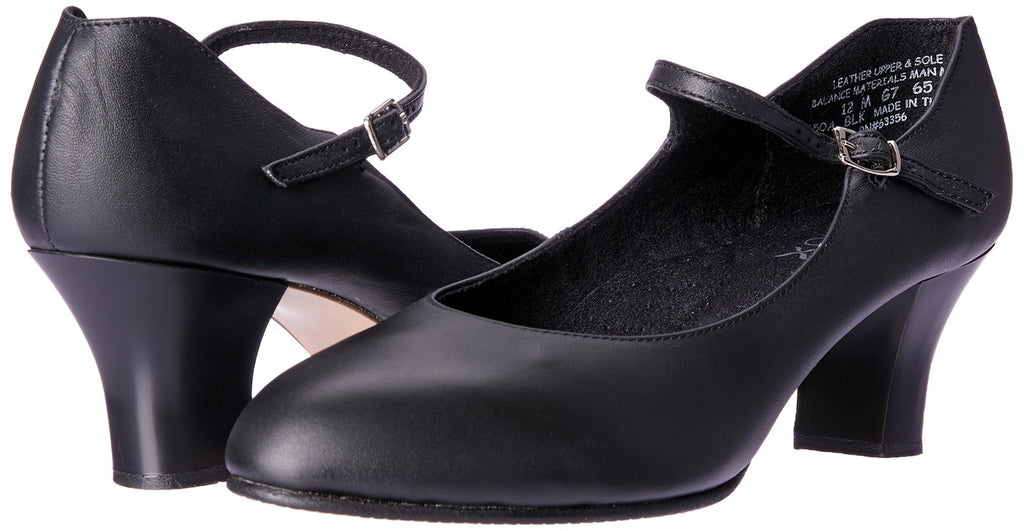 Capezio Women's Student Footlight, Black,7 M US