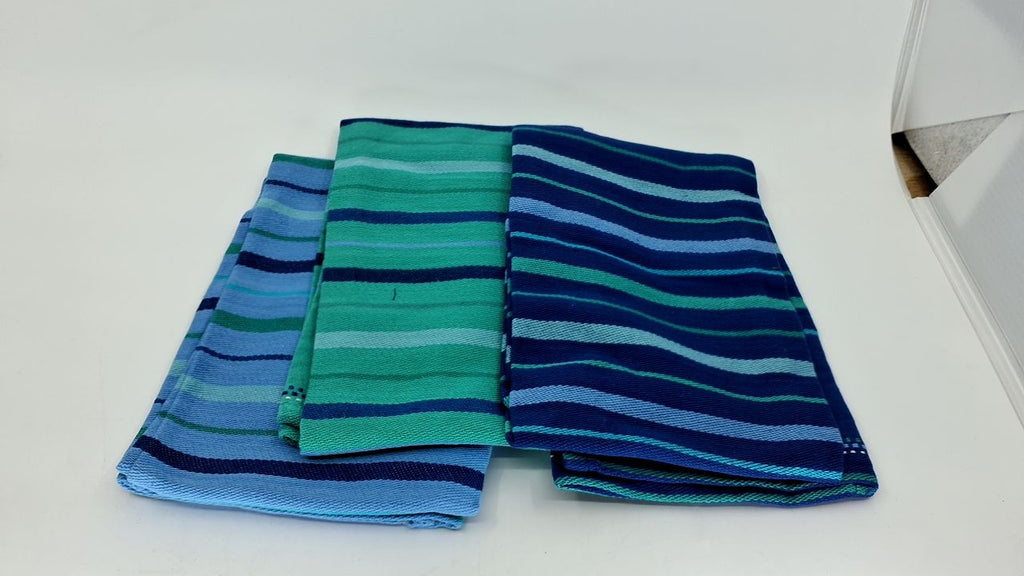 DII Fresh Catch Collection Kitchen Dishtowel Set, 18x28, Blue Sea, 3 Piece