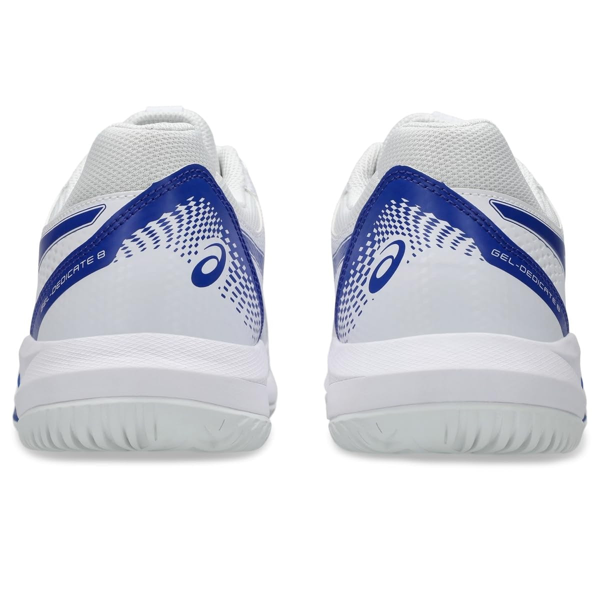 ASICS Men's Gel-Dedicate 8 Tennis Shoes, 9, White/Dark Cobalt