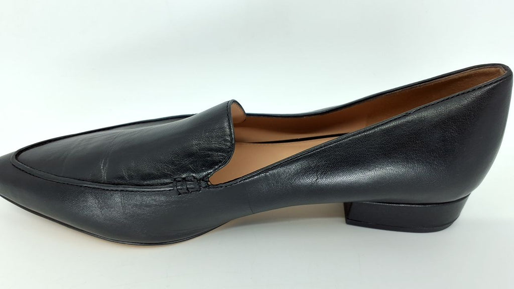 Cole Haan Womens Valantina Loafer, Black Leather, 9.5-B US