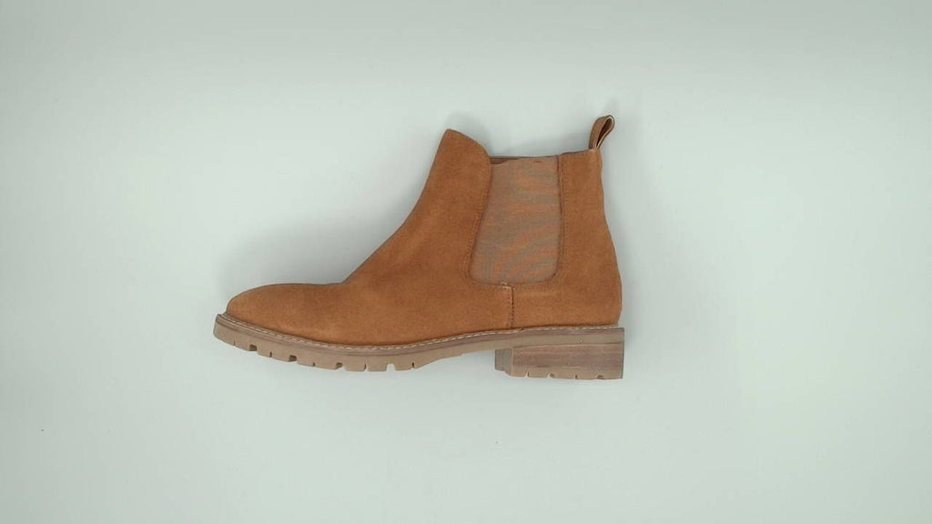 Steve Madden womens Chelsea Boot, Chestnut Suede, 10 US
