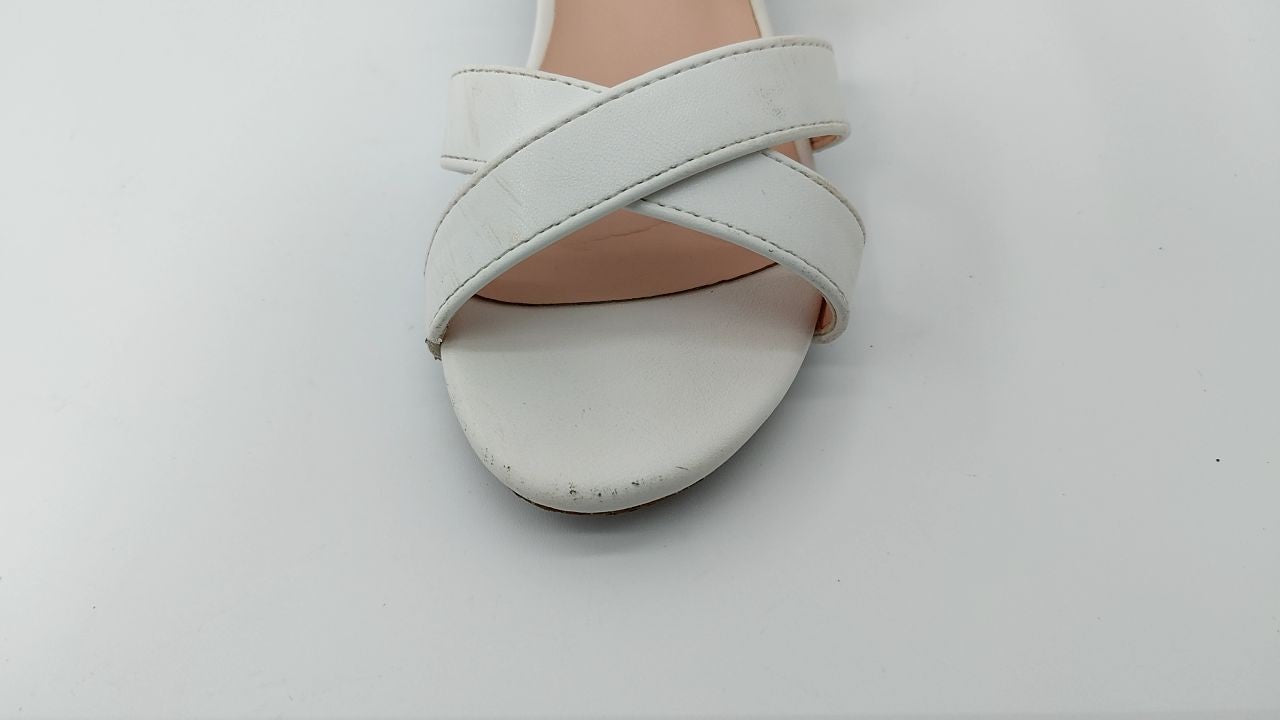 LAURMOSA Girls White Dress Shoes Kids Wedding Dress Shoes for Girls High Heel,13