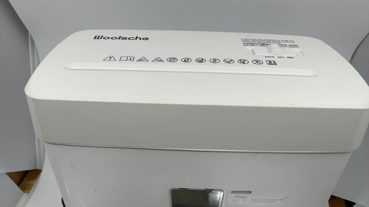 Micro Cut Paper Shredder, P-5 Security, 5-Sheet, Jam Proof Design