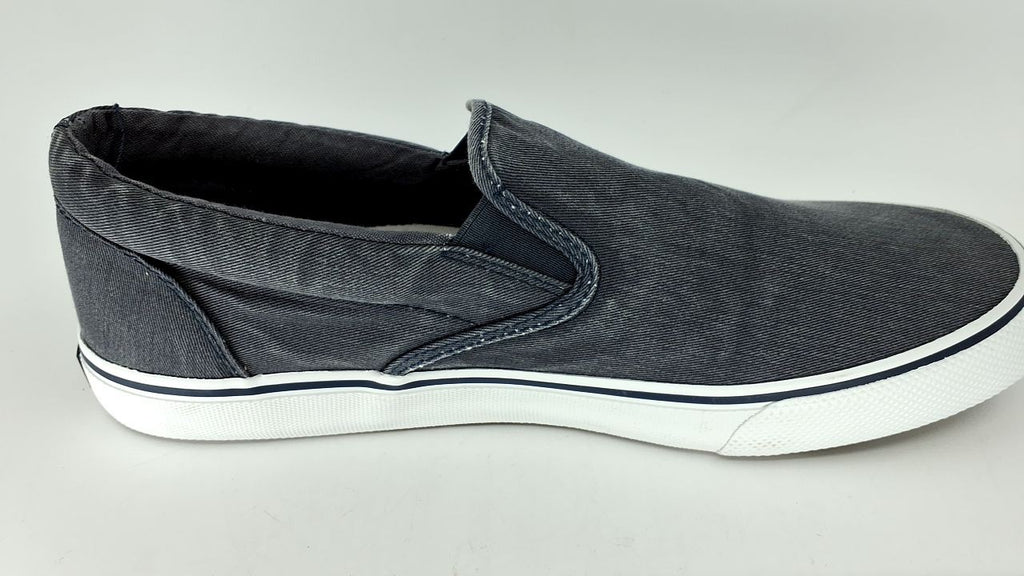 Sperry Men's Striper Slip-On Boat Shoe,Navy,10.5 M US