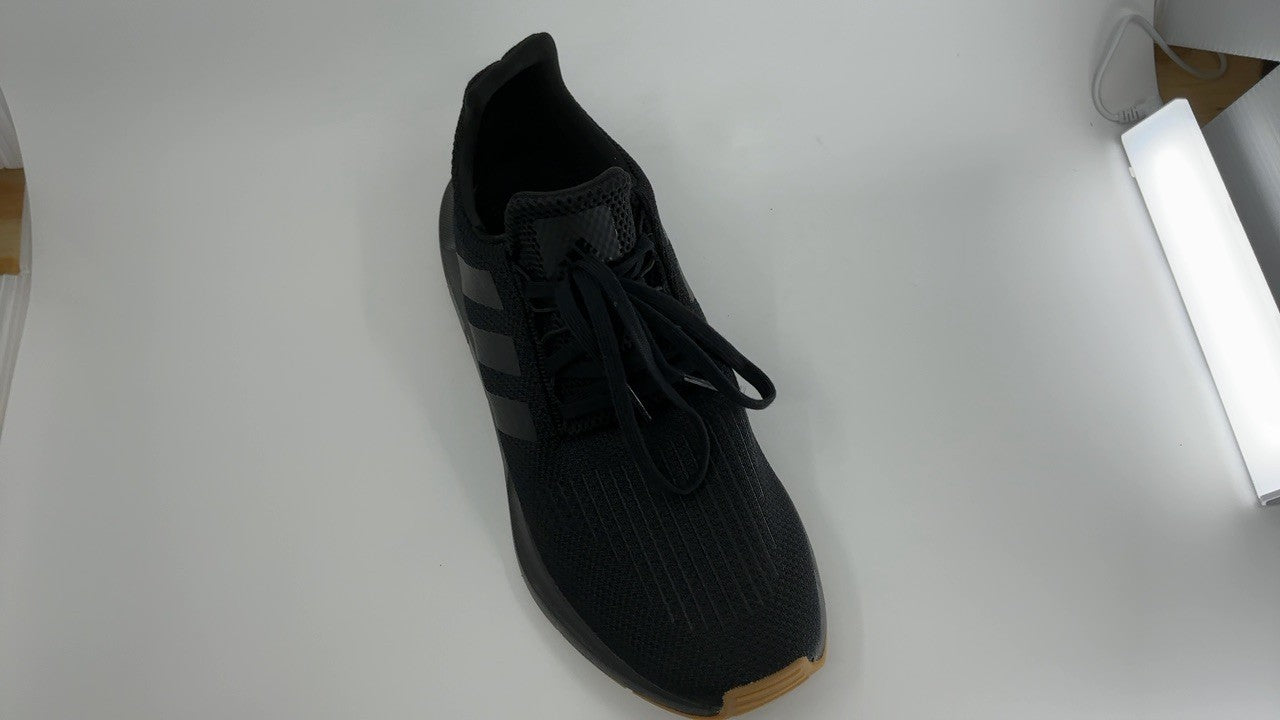 adidas mens Swift Run Core Black/Core Black/Core Black 9.5