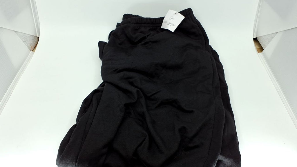 Angerella Women's Casual Black Palazzo Pants XXL - High Waisted