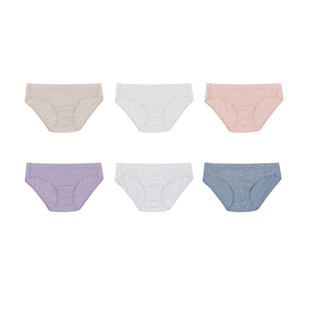 Hanes Women's Pure Comfort Hipster 6-Pack Size 5