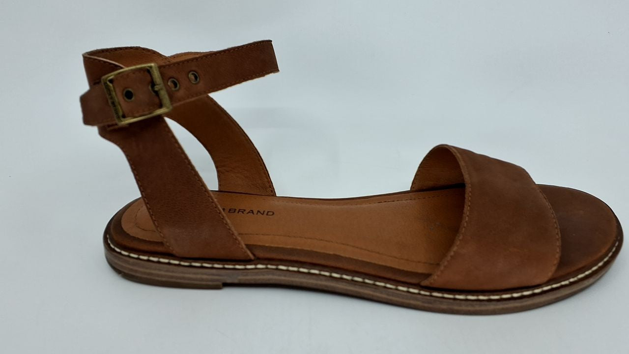 Lucky Brand Women's Kimaya Flat Sandal, Pinto, 10