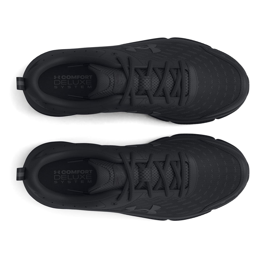 Under Armour Women's Charged Assert 10, (002) Black/Black/Black, 6.5, US