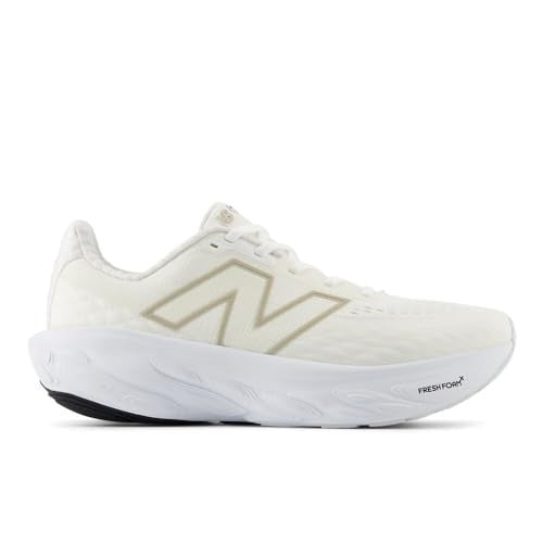 New Balance Women's Fresh Foam 1080 V14 Running Shoe 6.5 W White/Gold