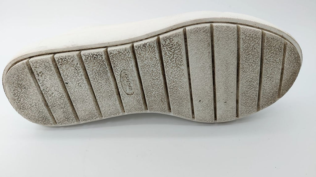 Dr. Scholl's Women's Time Off Platform Sneakers, White Smooth, Size 6.5