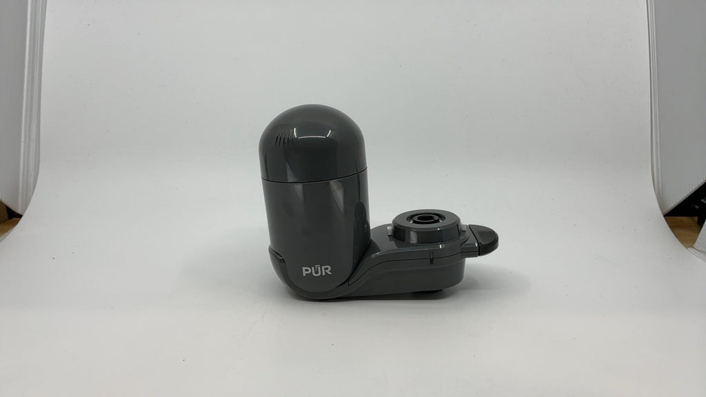 PUR Plus Vertical Faucet Mount Filter, Lead-Reducing, Grey, Easy Install