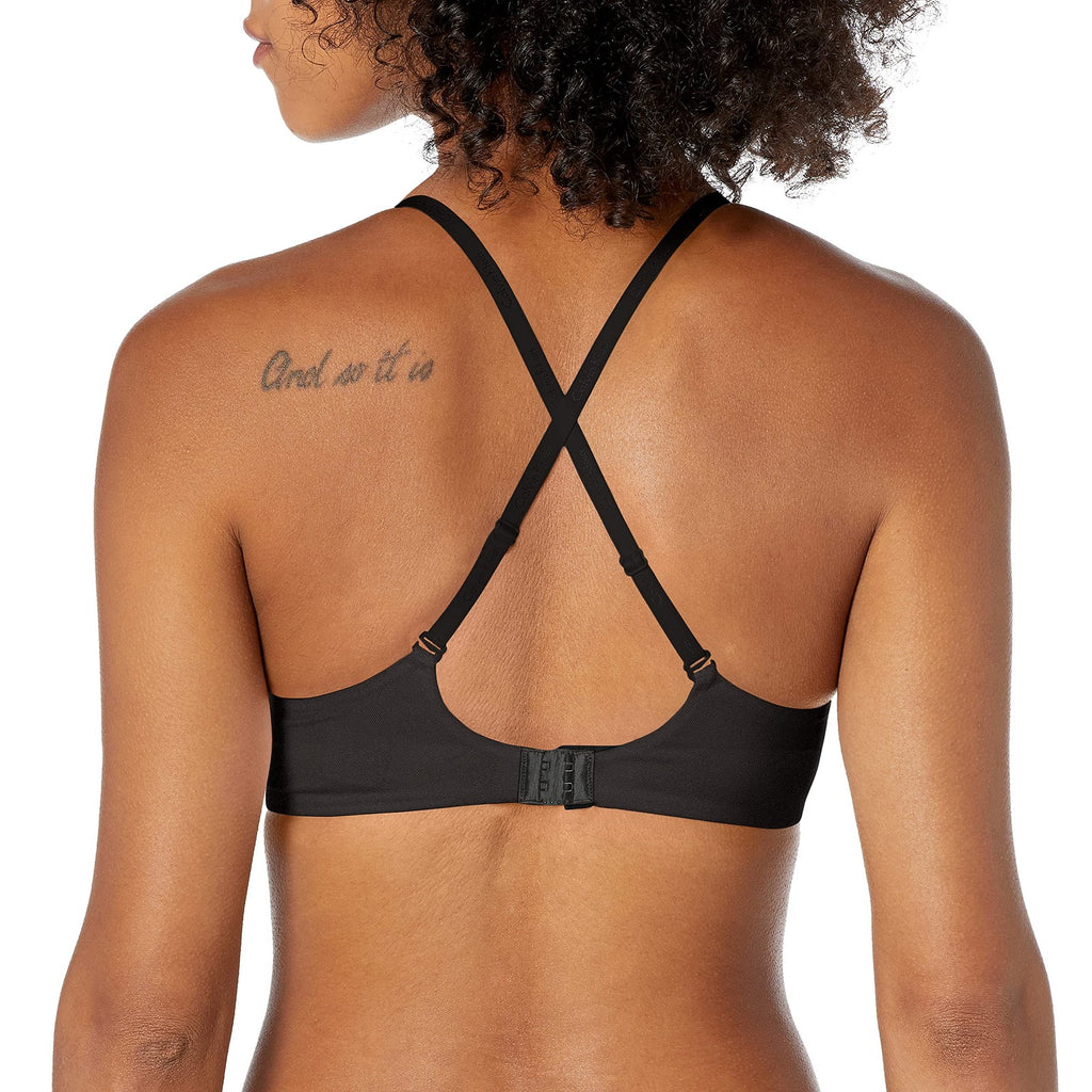 Calvin Klein 32D Women's Black Bra - Lightly Lined, Convertible Strap