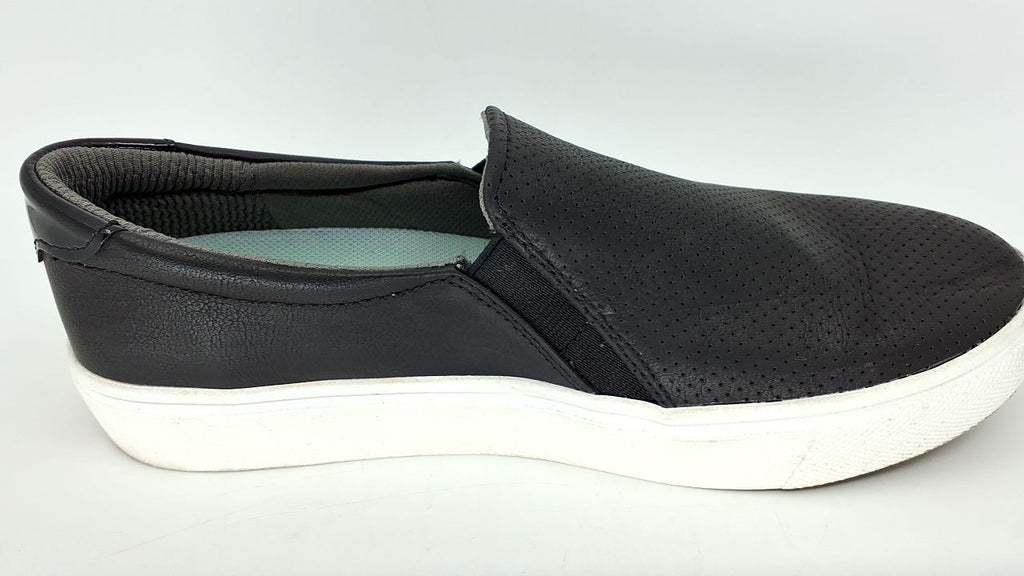Dr. Scholl's Shoes Womens Nova Slip On Fashion Sneaker Black Nubia Perf 7.5 M