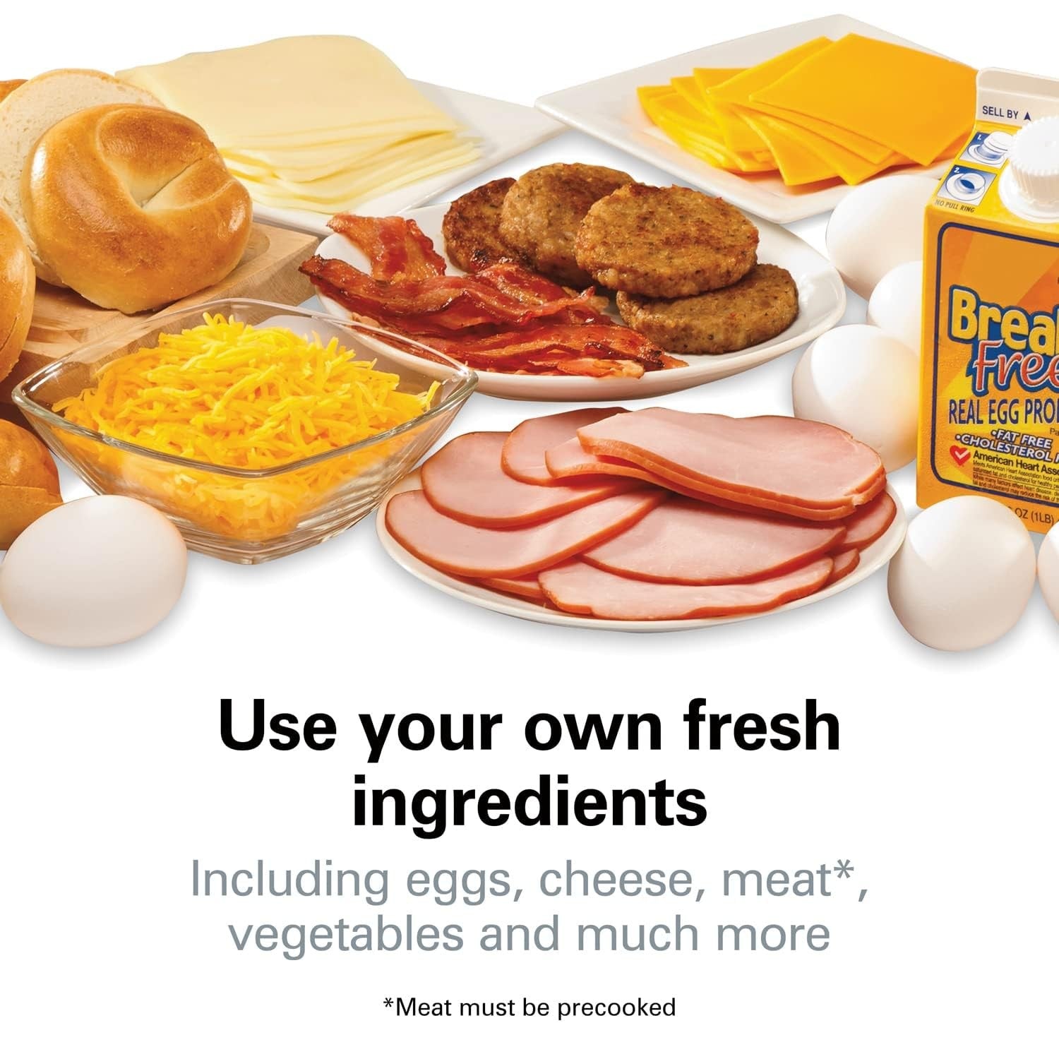 Hamilton Beach Sandwich Maker, Silver, Perfect for English Muffins & Waffles