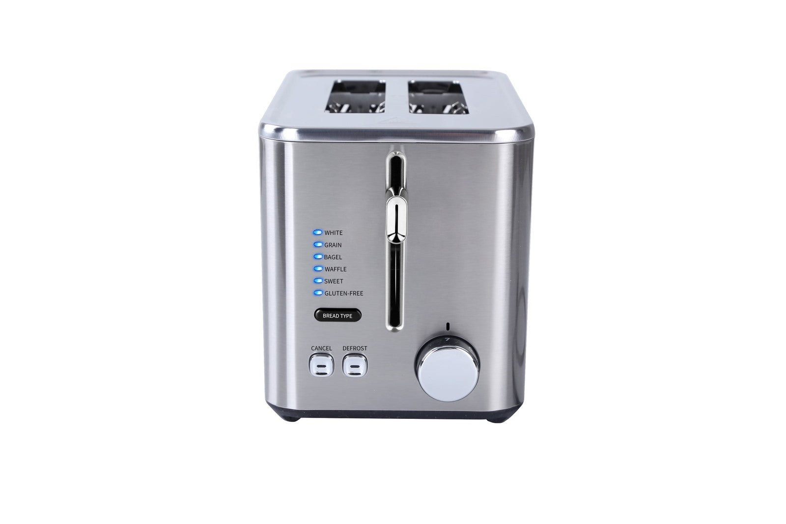 Toastmaster 2-Slice Toaster, Stainless Steel with Lever and Dial Controls, 900W