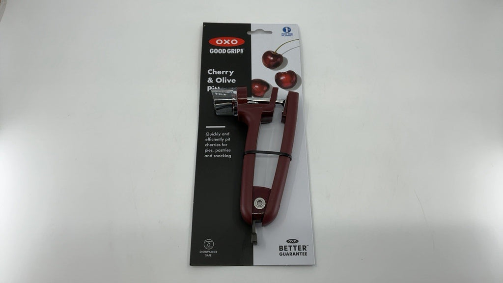 OXO Good Grips Cherry & Olive Pitter - Beet