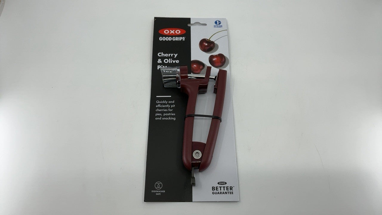 OXO Good Grips Cherry & Olive Pitter - Beet