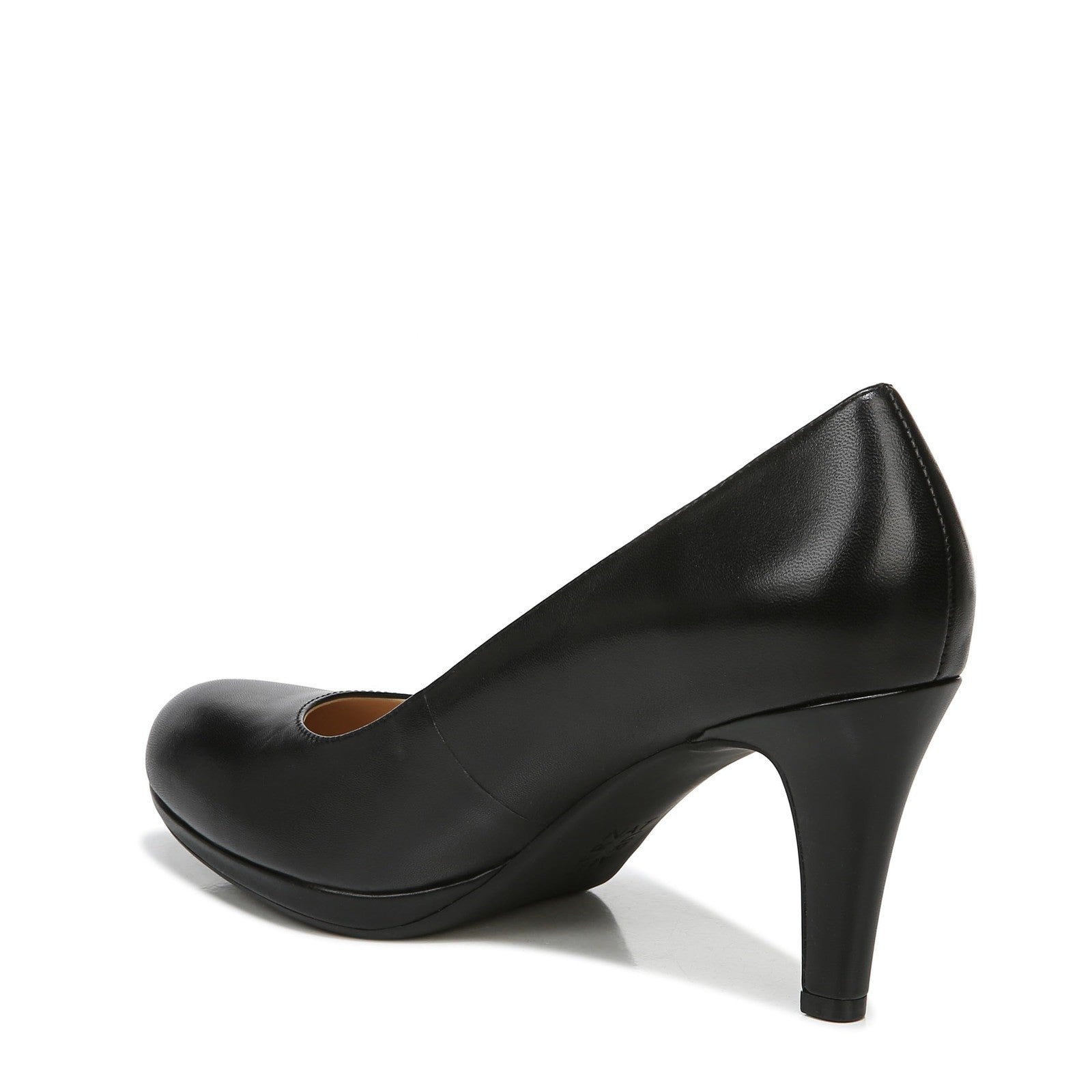 Naturalizer Womens Michelle Pump Black Leather 10 W