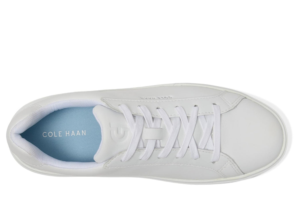 Cole Haan Women's Grand Crosscourt Daily Sneaker, White/CH Argento, 8 Wide