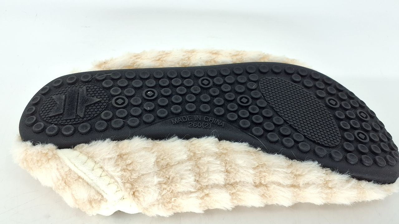 Tanamo Slip-On House Slippers, Striped, Cozy for Indoor Use, size 8-9M/9/10W