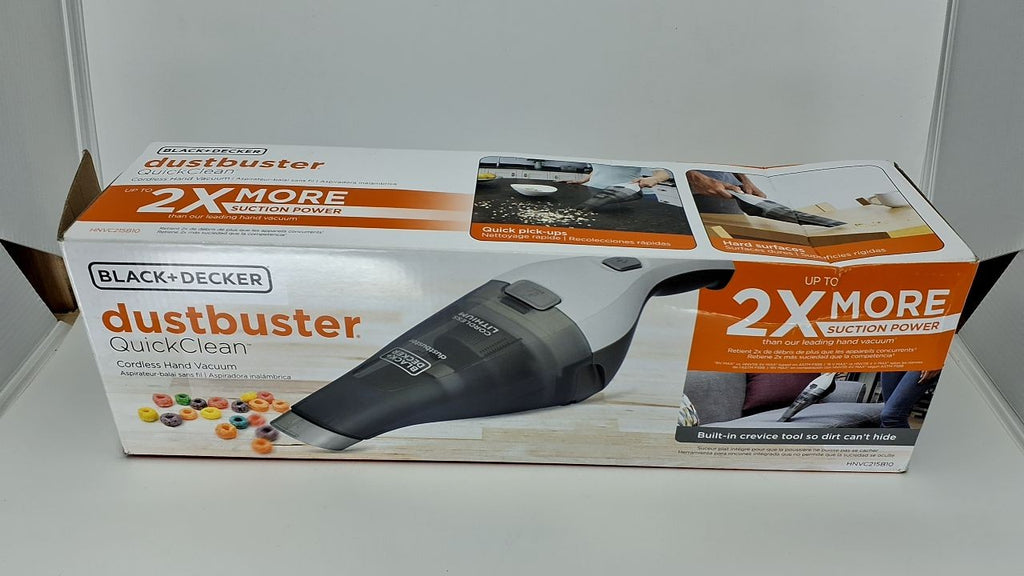 BLACK+DECKER QuickClean Portable Hand Vacuum w/ Crevice Tool