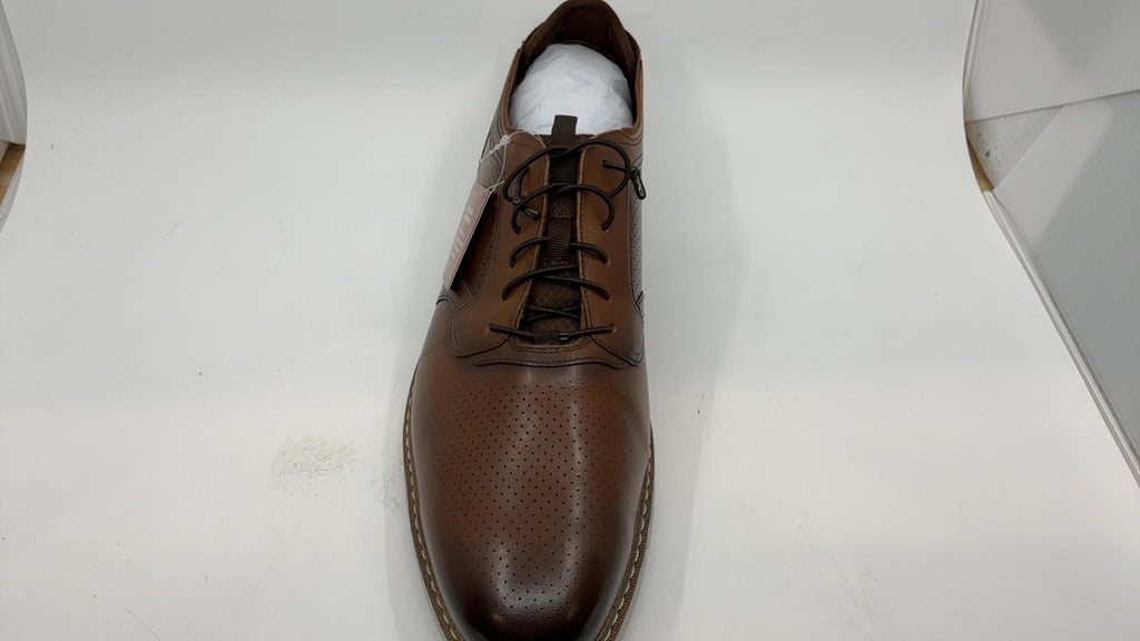 Stacy Adams Mens Sync Lace Up Oxford, Cognac, 14 US
