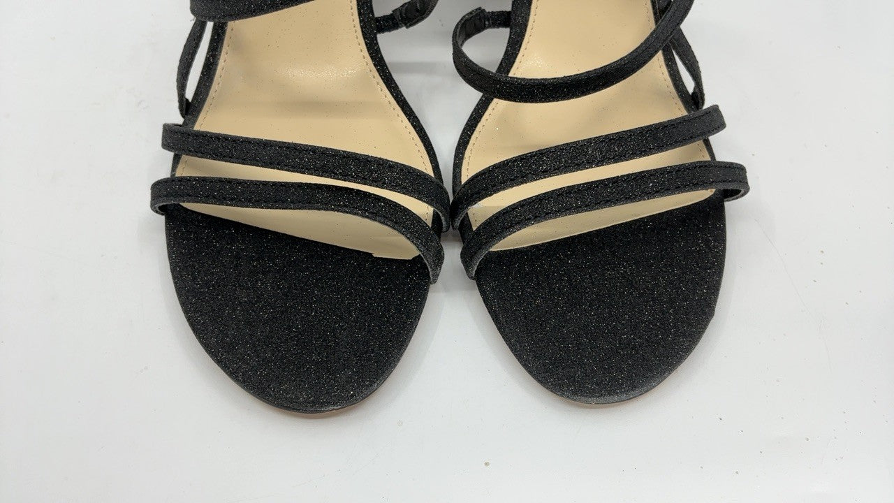 Jessica Simpson Women's Stassey Strappy Block Heel Sandal Heeled, Black, 11