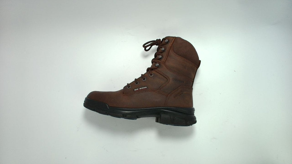 Wolverine Men's DuraShocks SR Icon Waterproof 8" Construction Boot, Dark Brown,7