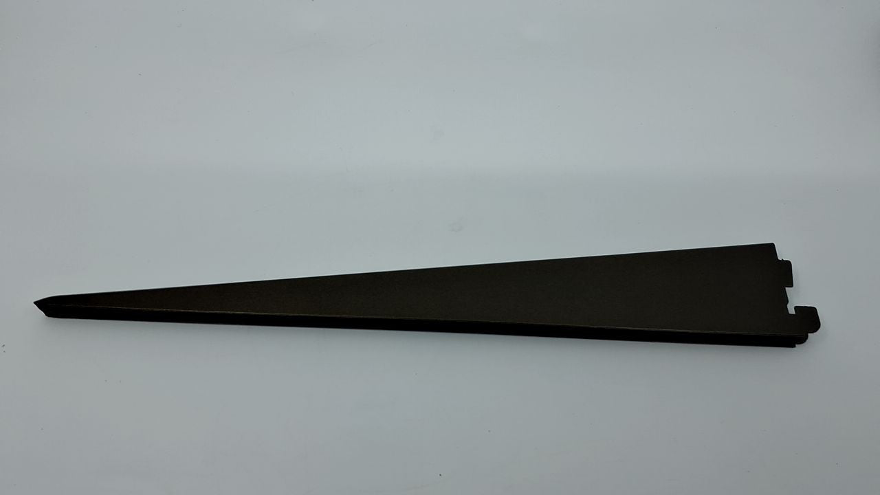 Knape & Vogt 14 In Dual Trak Wood Shelf Bracket Bronze 0122-14BRZ