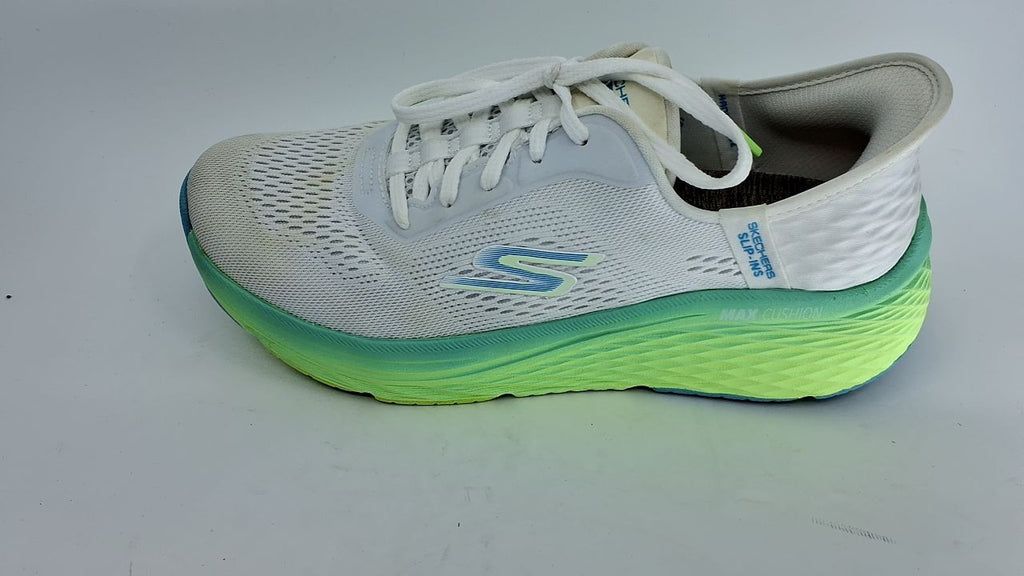 Max Cushioning Elite 2.0 Women's Sneakers, Skechers, White/Blue, Size 8