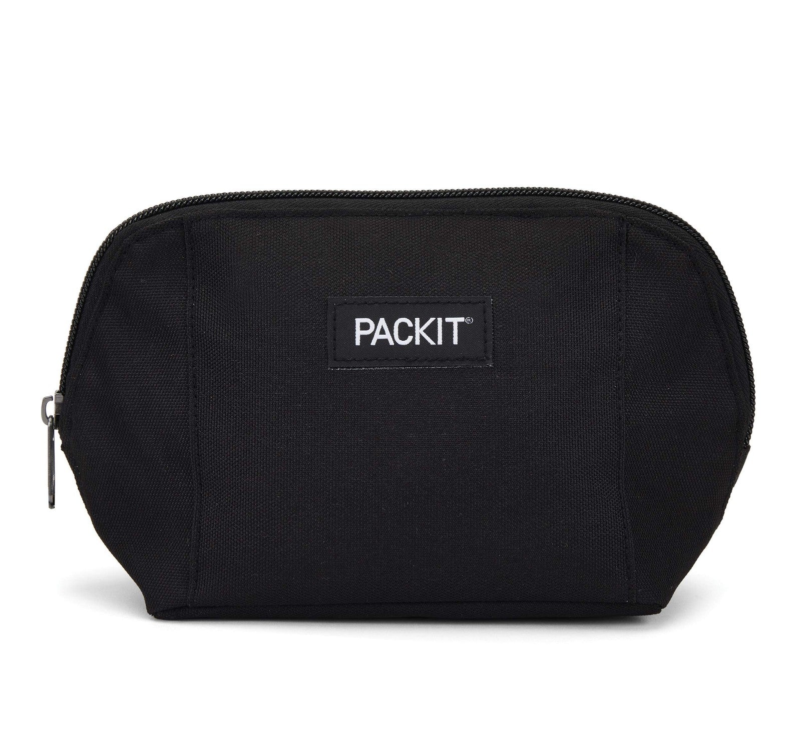 PackIt Black Freezable Snack Bag, EcoFreeze Technology, Portable Design