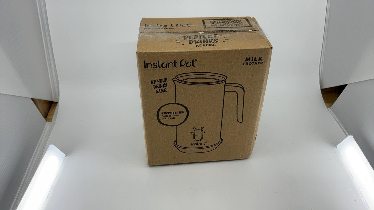 Instant Pot 10oz Milk Frother 4 Functions Electric Steamer Black