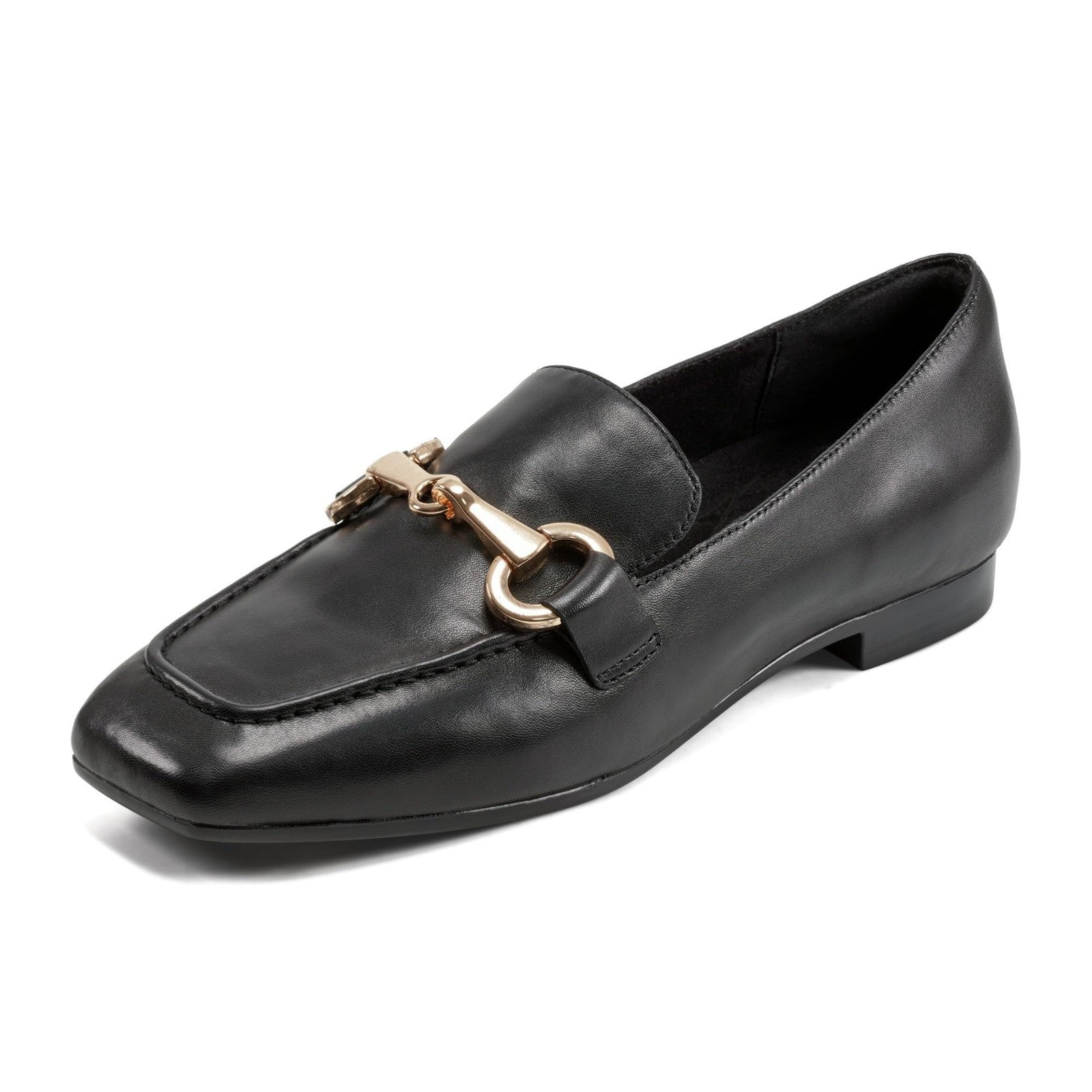 Rockport Women's Polly Loafer Flat, Black, 8.5