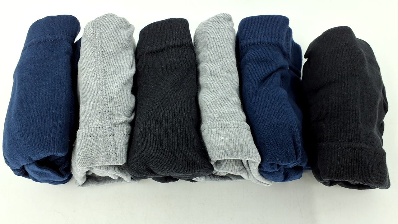 Large Hanes Tagless Boxer Briefs, ComfortSoft Waistband, 6 Pack Assorted