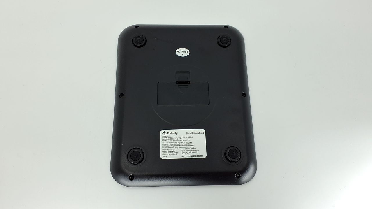 304 Stainless Steel Kitchen Scale, Digital LCD, 11lb Capacity, Tare Function