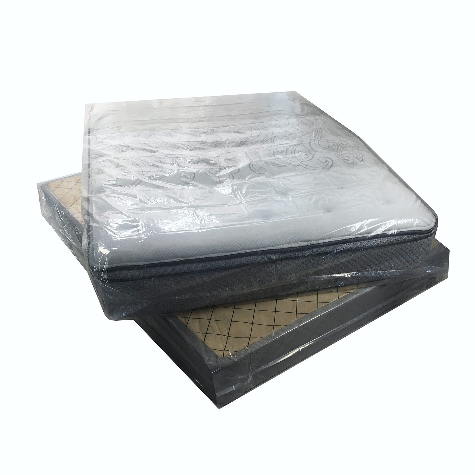 Pack of 2 Queen Mattress Covers 61x15x104 - Heavy Duty Clear Bags