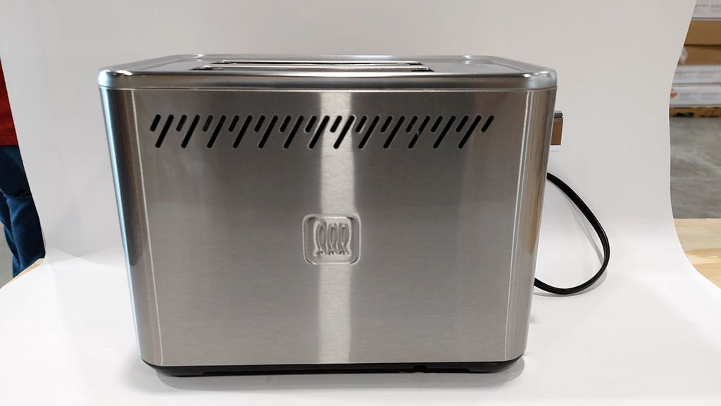 Toastmaster 2-Slice Toaster, Stainless Steel with Lever and Dial Controls, 900W