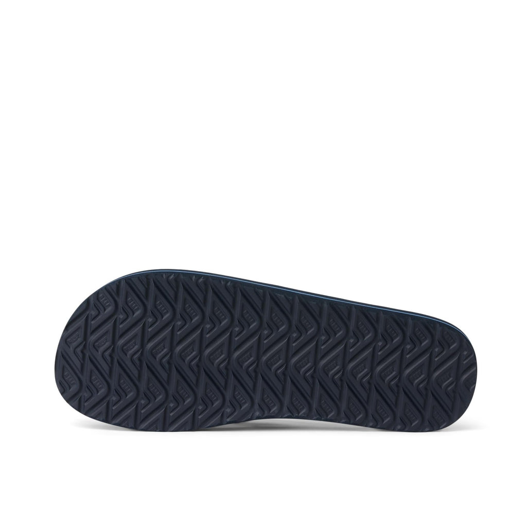 Reef Twinpin Mens Flip Flops 12 Grey/Navy Water Friendly Cushion Footbed