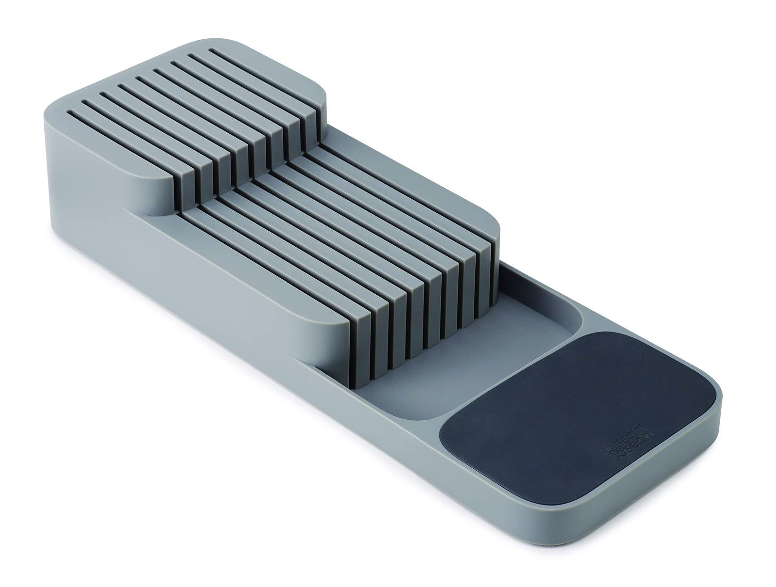 Joseph Joseph 9-Knife Drawer Organizer, Grey, Compact Design