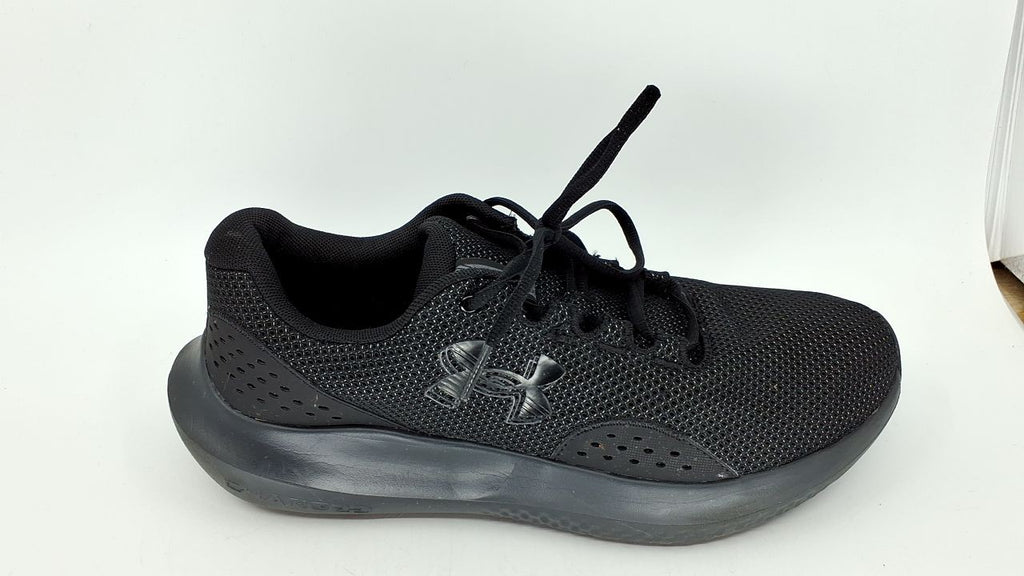 Under Armour Men's Charged Surge 4, (002) Black/Black/Black, 11, US